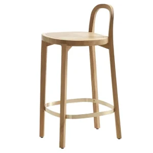 Normann Copenhagen Sitzgelegenheiten-Woodnotes Barhocker Siro+, 65 cm, Eiche