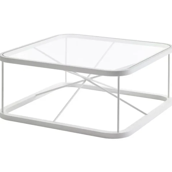 Viccarbe Tische-Woodnotes Twiggy Tisch 88 x 88 cm, Weiß