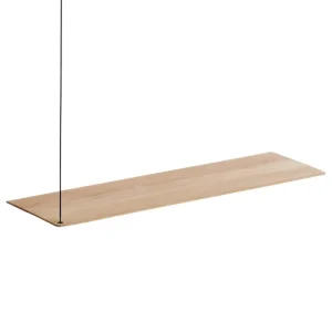 HAY Regale-Woud Anbauregal Stedge 80 cm, Eiche, weiß pigmentiert lackiert