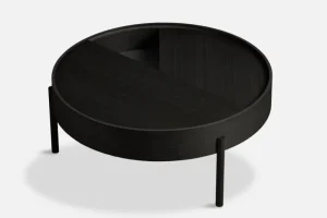 Nikari Tische-Woud Arc Couchtisch, 89 cm, Esche schwarz lackiert