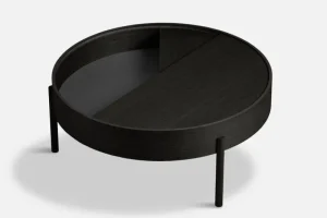 Nikari Tische-Woud Arc Couchtisch, 89 cm, Esche schwarz lackiert