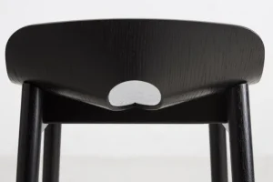 Normann Copenhagen Sitzgelegenheiten-Woud Barhocker Mono, 75 cm, schwarz