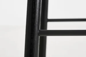 Normann Copenhagen Sitzgelegenheiten-Woud Barhocker Mono, 75 cm, schwarz