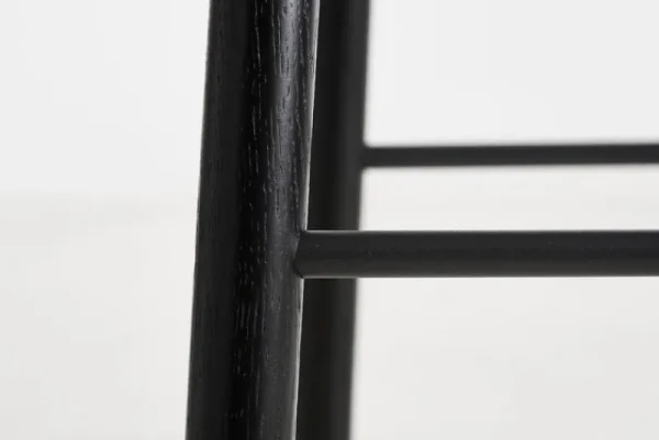 Normann Copenhagen Sitzgelegenheiten-Woud Barhocker Mono, 75 cm, schwarz
