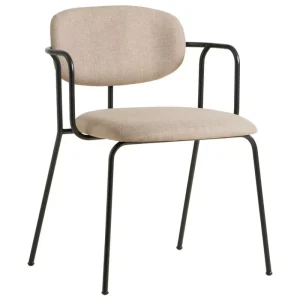 Vitra Sitzgelegenheiten-Woud Frame Stuhl, Schwarz - beiges Davis Sawana 17