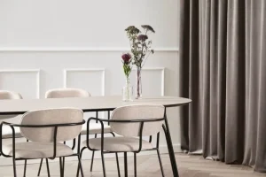 Vitra Sitzgelegenheiten-Woud Frame Stuhl, Schwarz - beiges Davis Sawana 17