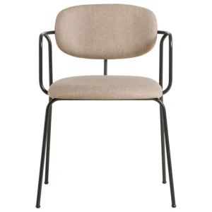 Vitra Sitzgelegenheiten-Woud Frame Stuhl, Schwarz - beiges Davis Sawana 17