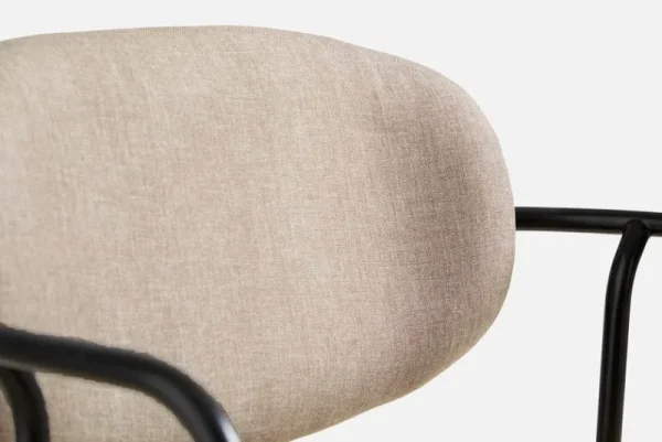 Vitra Sitzgelegenheiten-Woud Frame Stuhl, Schwarz - beiges Davis Sawana 17