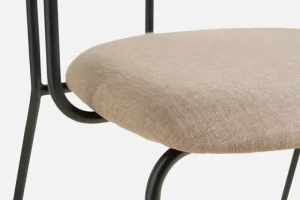 Vitra Sitzgelegenheiten-Woud Frame Stuhl, Schwarz - beiges Davis Sawana 17