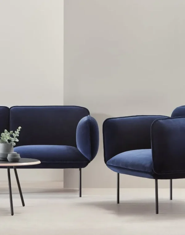 Normann Copenhagen Sitzgelegenheiten-Woud Nakki 1-Sitzer, dunkelblau