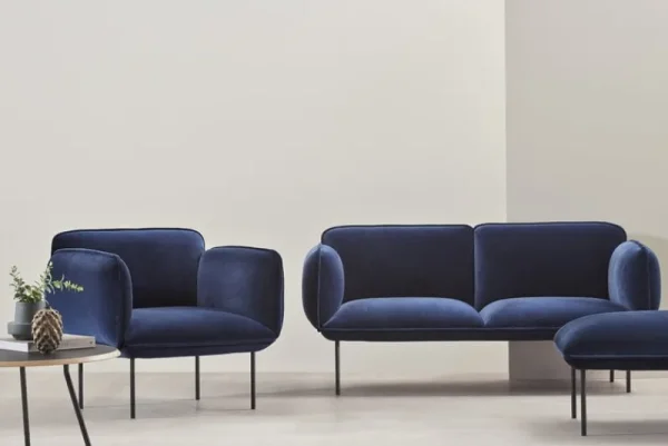 Normann Copenhagen Sitzgelegenheiten-Woud Nakki 1-Sitzer, dunkelblau