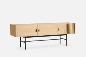 Kartell Aufbewahrungsmöbel-Woud Niedriges Array Sideboard, 150 cm, Eiche