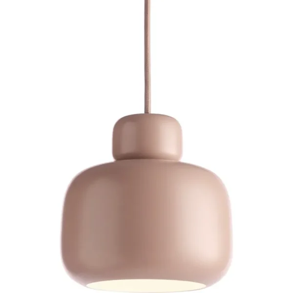 Normann Copenhagen Deckenleuchten-Woud Stone pendant, small, dusty rose
