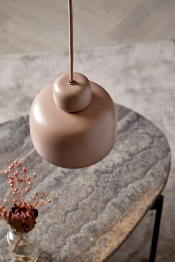 Normann Copenhagen Deckenleuchten-Woud Stone pendant, small, dusty rose