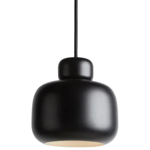 Audo Copenhagen Deckenleuchten-Woud Stone Pendelleuchte, groß, Schwarz