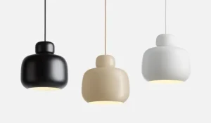 AGO Deckenleuchten-Woud Stone Pendelleuchte, groß, Beige