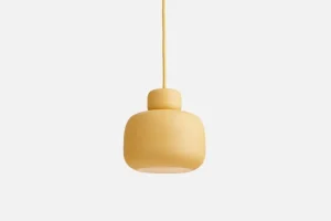 Moooi Deckenleuchten-Woud Stone Pendelleuchte, klein, Gelb