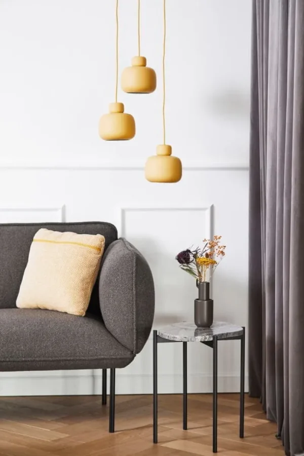 Moooi Deckenleuchten-Woud Stone Pendelleuchte, klein, Gelb