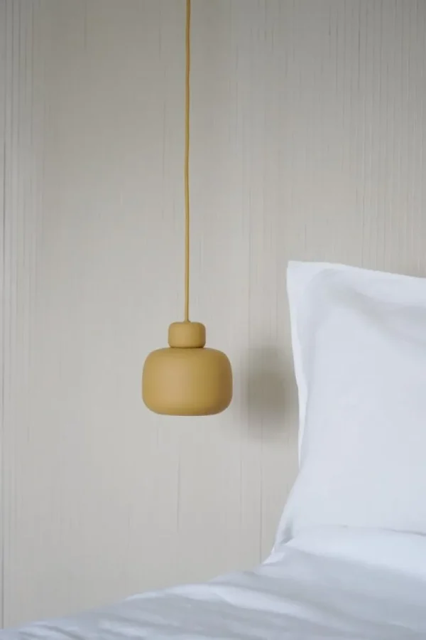Moooi Deckenleuchten-Woud Stone Pendelleuchte, klein, Gelb