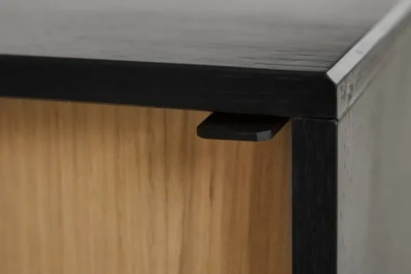 Woud Aufbewahrungsmöbel-Virka Sideboard, hoch, schwarz - Eiche