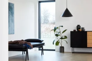 Woud Aufbewahrungsmöbel-Virka Sideboard, hoch, schwarz - Eiche