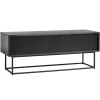 Lundia Aufbewahrungsmöbel-Woud Virka Sideboard, niedrig, Schwarz