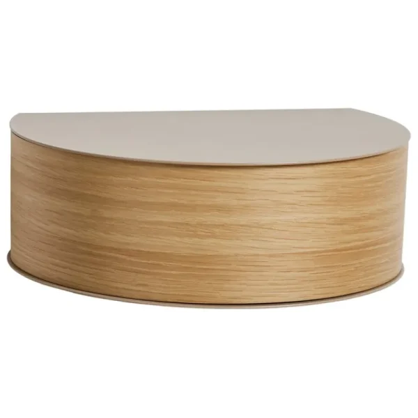 String Furniture Regale-Woud Wallie Wandschublade, Eiche - Graubeige