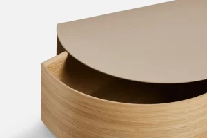String Furniture Regale-Woud Wallie Wandschublade, Eiche - Graubeige