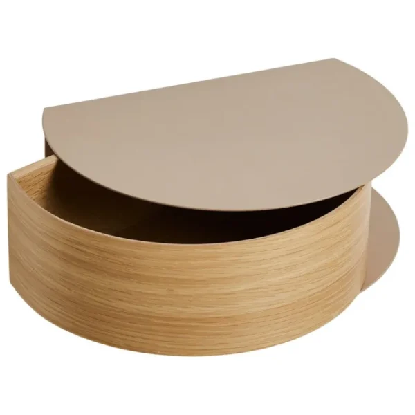 String Furniture Regale-Woud Wallie Wandschublade, Eiche - Graubeige