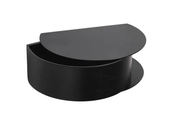 Muuto Regale-Woud Wandmontierte Wallie Schublade, schwarz