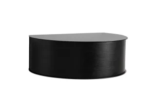 Muuto Regale-Woud Wandmontierte Wallie Schublade, schwarz