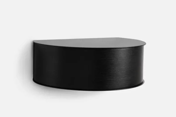 Muuto Regale-Woud Wandmontierte Wallie Schublade, schwarz