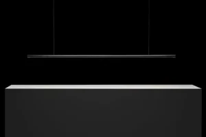 AGO Deckenleuchten-Wästberg w181 Linier Pendelleuchte, 2700 K, dimmbar, Schwarz