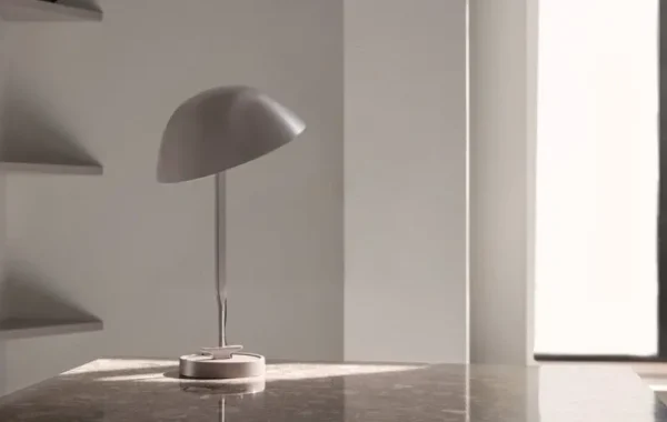 Normann Copenhagen Schreibtischlampen | Tischlampen-Wästberg w103 Sempé b Tischleuchte, Graubraun