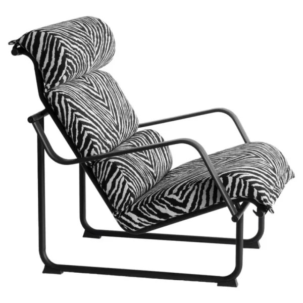 Carl Hansen & Su00f8n Sitzgelegenheiten-Yrjö Kukkapuro Remmi Loungesessel, Schwarz - Artek Zebra