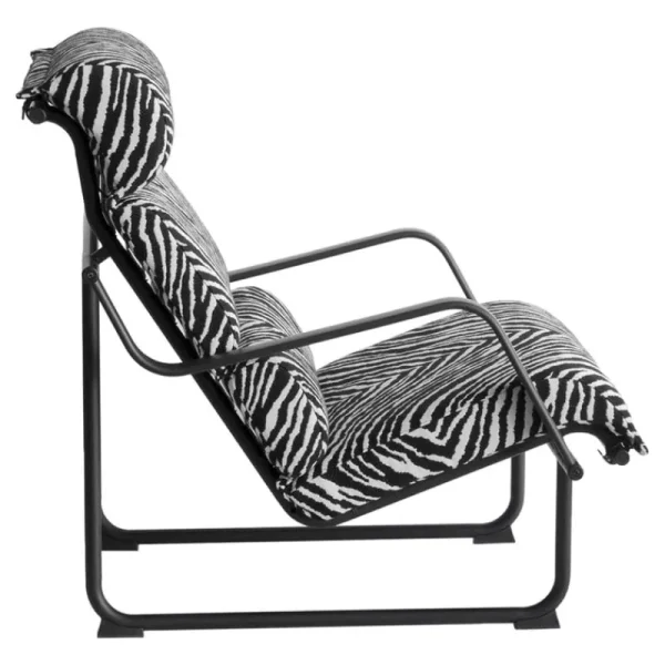 Carl Hansen & Su00f8n Sitzgelegenheiten-Yrjö Kukkapuro Remmi Loungesessel, Schwarz - Artek Zebra