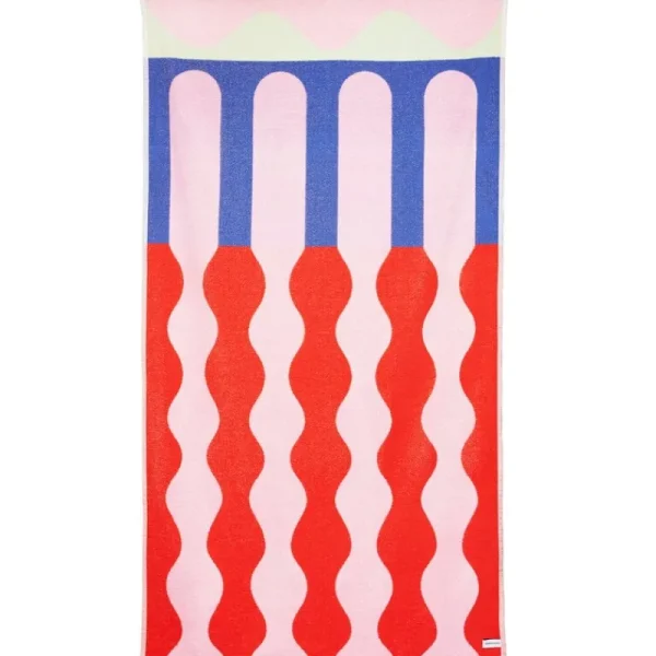 ZigZagZurich Badezimmertextilien^Santa Monica XL Handtuch, 100 x 180 cm, mehrfarbig