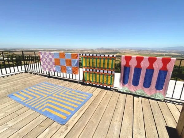 ZigZagZurich Badezimmertextilien^Santa Monica XL Handtuch, 100 x 180 cm, mehrfarbig